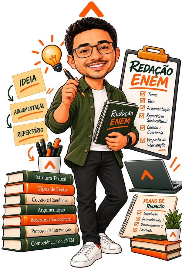 Ilustração de Redação — Jerê Ensina
